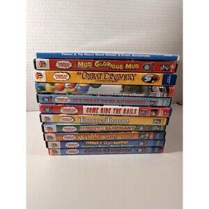 Thomas and Friends Tank Engine Lot Of 11 DVDs Kids Trains
